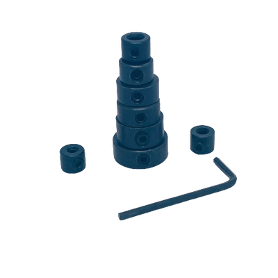 8 x 3-12mm Countersink Drill Bit Set Adjustable Depth Stop Collar