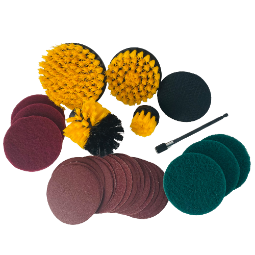 28 Piece Set of Drill Attachment Cleaning Brushes