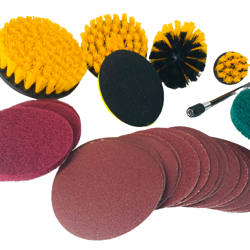 28 Piece Set of Drill Attachment Cleaning Brushes