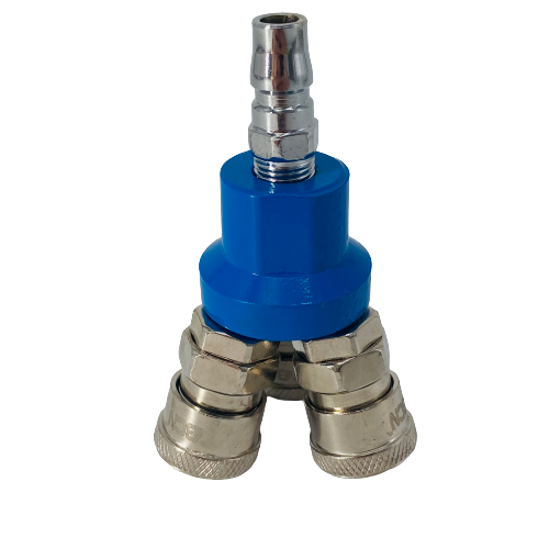 3 Way Air Compressor Fitting - Triple