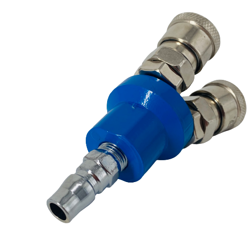 3 Way Air Compressor Fitting - Triple