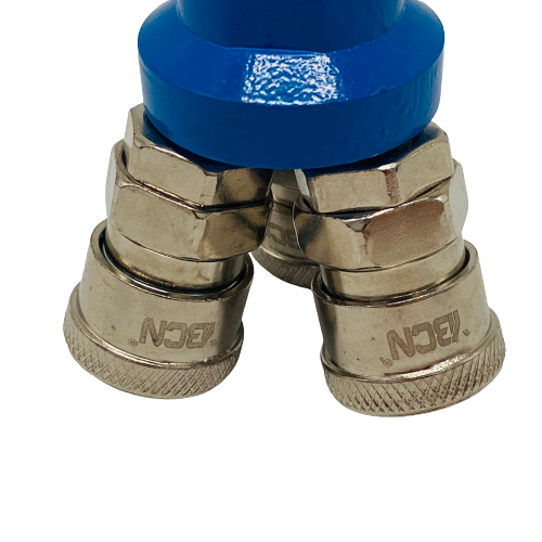 3 Way Air Compressor Fitting - Triple