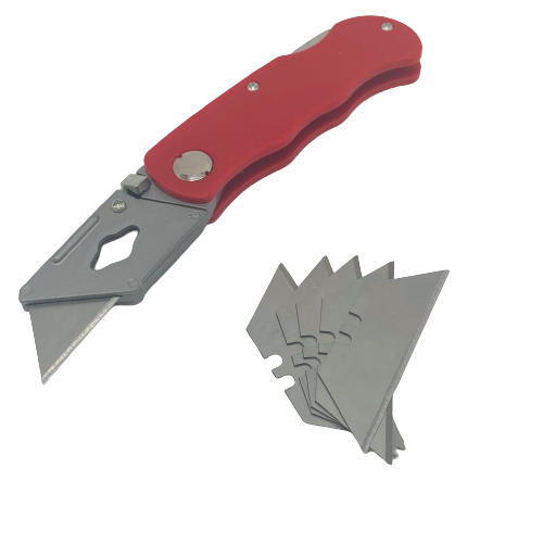 Folding Utility Knife with 5 Blades