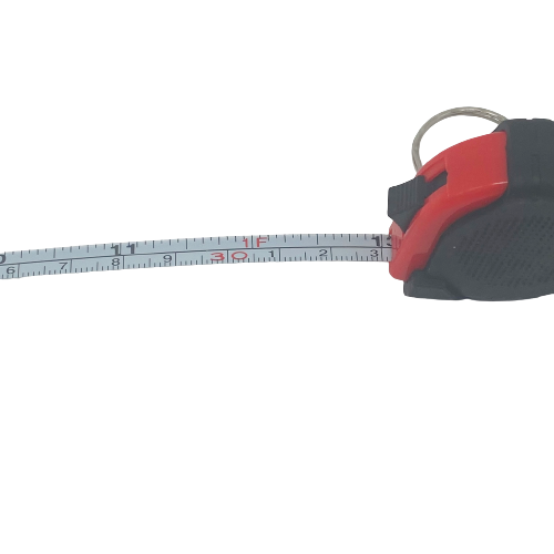 2 x Retractable Tape Measure Keyring 1 Meter
