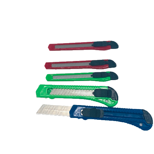 5 Pack Retractable Snap Off Knife with Blades