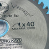 Circular Saw Blade 125mm / 115mm  40T Teeth