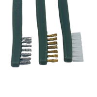 Double Ended Wire Brush Set - 3 Piece Set