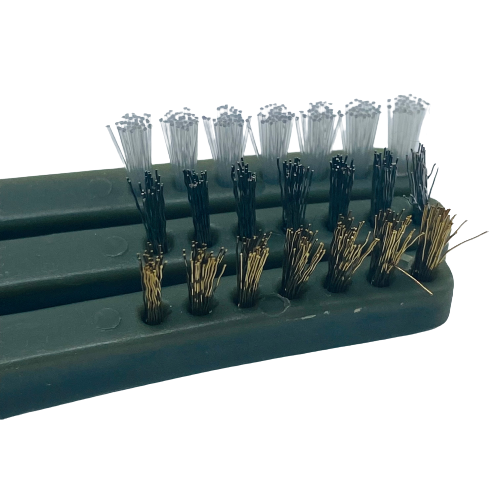 Double Ended Wire Brush Set - 3 Piece Set