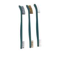 Double Ended Wire Brush Set - 3 Piece Set