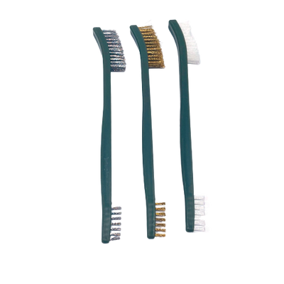 Double Ended Wire Brush Set - 3 Piece Set