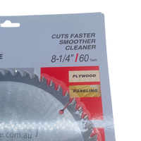 Circular Saw Blades - 210mm - 60T Teeth