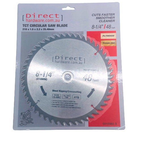 Circular Saw Blades - 210mm - 48T Teeth