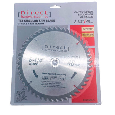 Circular Saw Blades - 210mm - 48T Teeth