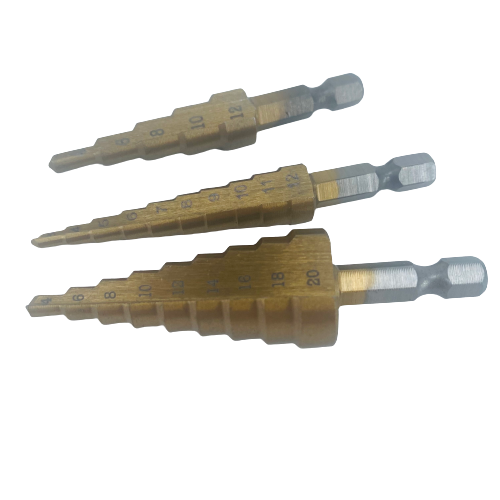 3 Piece Set Step Drill Bit (4-20mm)