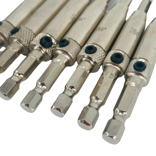 Hex Shank Self-Centering Drill Bit - 7 Piece Set