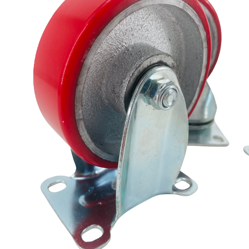 4" (100mm) Heavy Duty Swivel Castor Wheels - 4 Piece Set