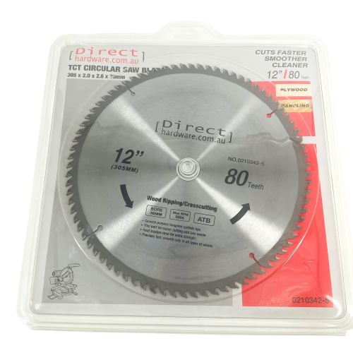 Mitre / Drop Saw Blades - 305mm - 80T Teeth