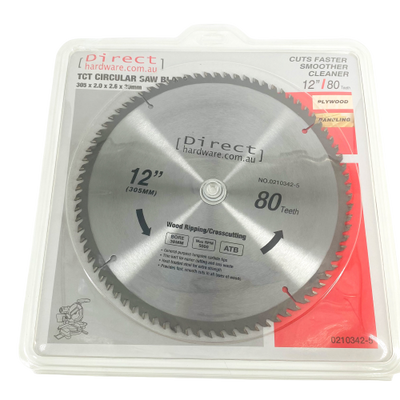 Mitre / Drop Saw Blades - 305mm - 80T Teeth