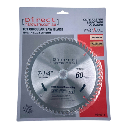 Circular Saw Blades - 185mm - 60T