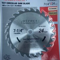 Circular Saw Blades - 185mm - 24T