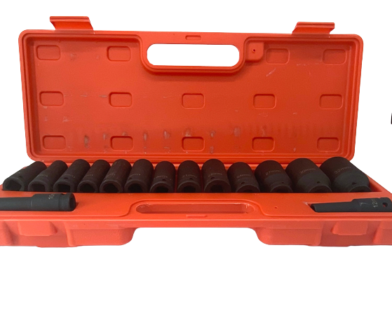 15pcs 1/2" Impact Socket Set 10mm - 32mm