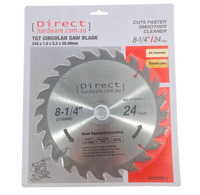 Circular Saw Blades - 210mm - 24T Teeth