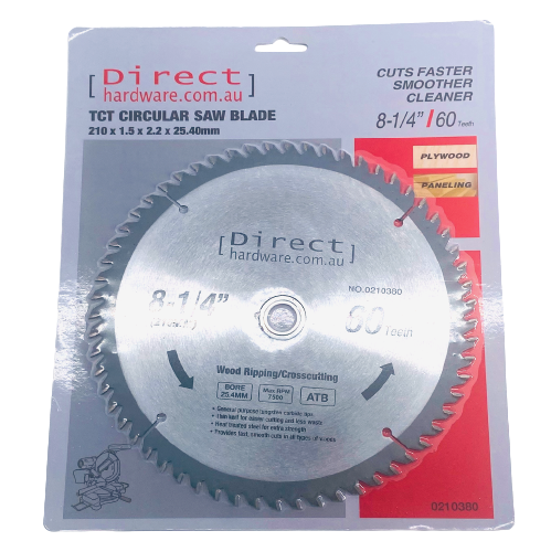 Circular Saw Blades - 210mm - 60T Teeth