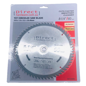 Circular Saw Blades - 210mm - 60T Teeth