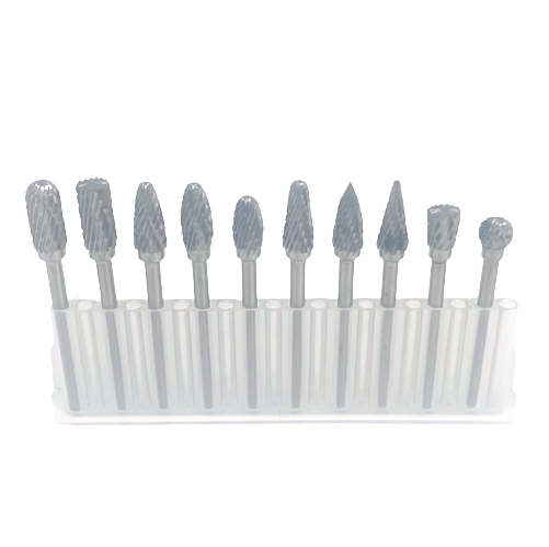 Tungsten Carbide Burrs - 10 Piece Set - Rotary Dremel Tool