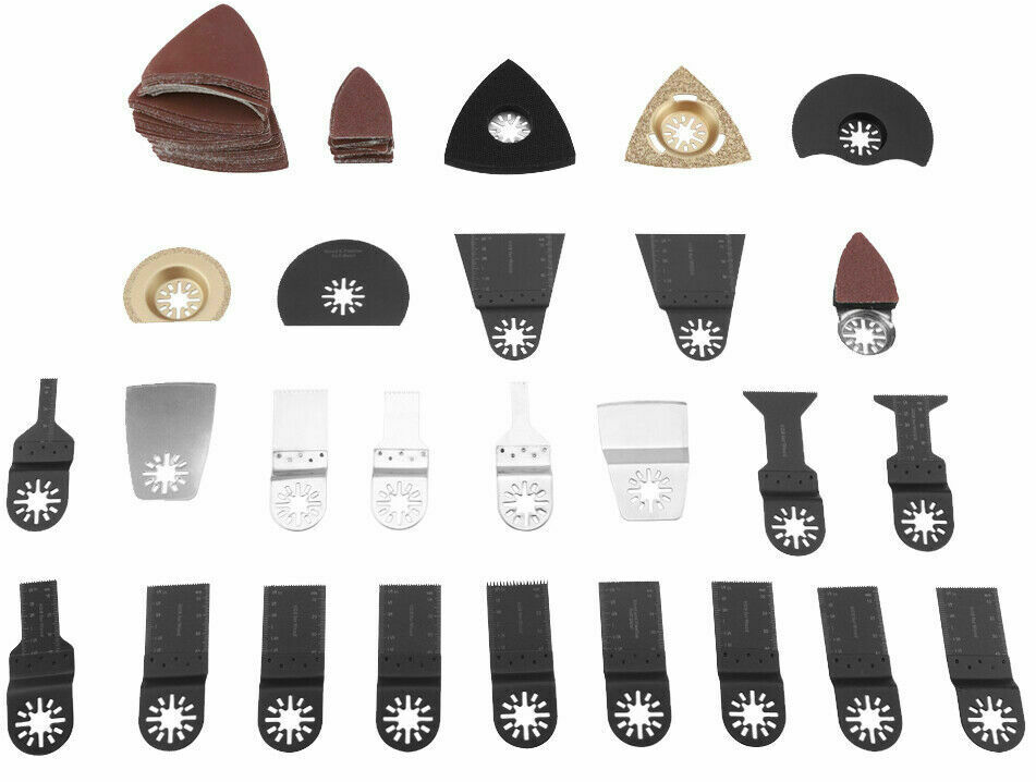 100 Piece Set of Oscillating Multi Tool Saw Blades