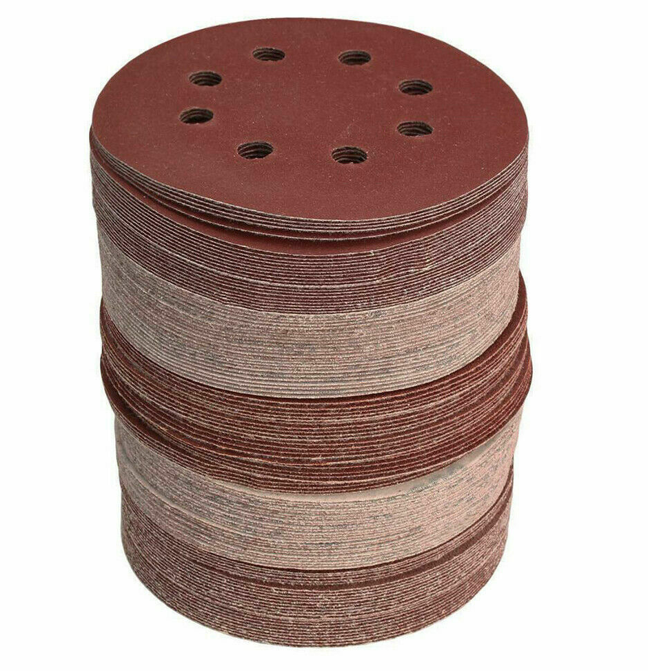 125mm 5" Sanding Discs - 150 Pieces - Orbital Sander