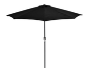 Half Size Compact Garden Umbrella (Black)