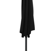 Half Size Compact Garden Umbrella (Black)