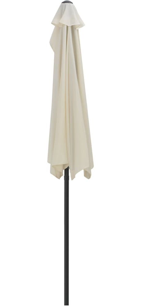 Half Size Compact Garden Umbrella (Cream)