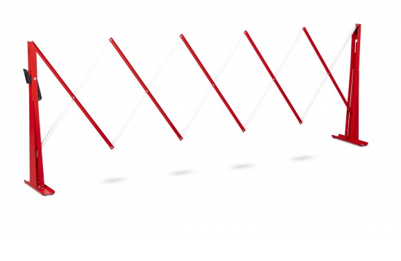 4 Meter Expandable Safety Barrier Expanding / Retractable Warehouse / Crowd Contol