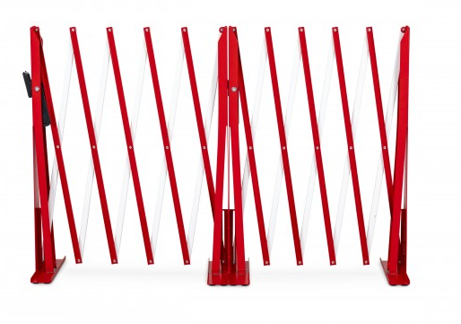 4 Meter Expandable Safety Barrier Expanding / Retractable Warehouse / Crowd Contol