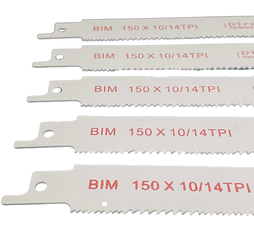Reciprocating Saw Blades - 150mm / 10-14TPI (Packs of 5)