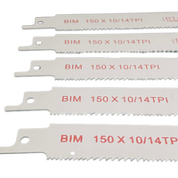 Reciprocating Saw Blades - 150mm / 10-14TPI (Packs of 5)