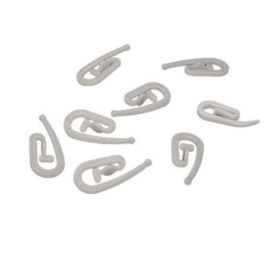 Blind Parts - Nylon Pulley Curtain Gather Hooks (Pack of 100)