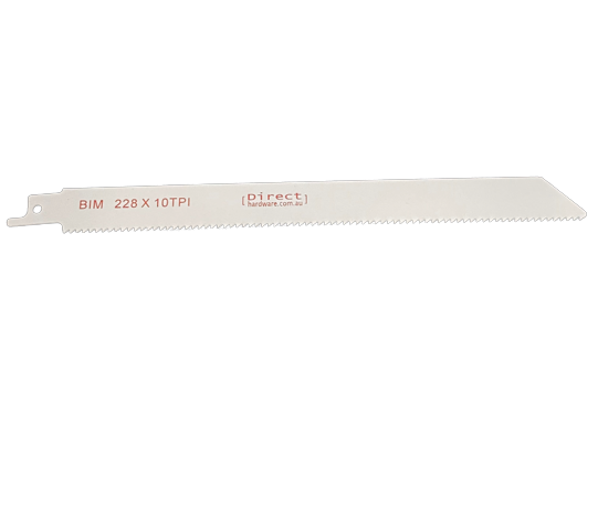 Reciprocating Saw Blades - 225mm / 10TPI (Packs of 5)
