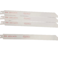 Reciprocating Saw Blades - 225mm / 24TPI (Packs of 5)