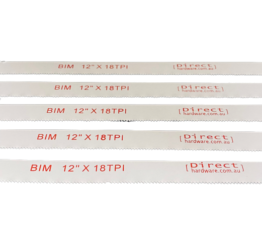 Hacksaw Blades - 300mm / 18TPI (Packs of 5)