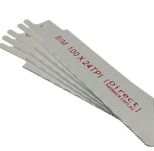 Reciprocating Saw Blades - 100mm / 24TPI (Packs of 5)