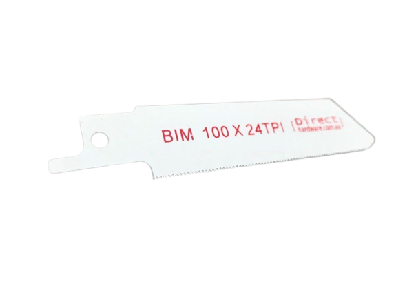 Reciprocating Saw Blades - 100mm / 24TPI (Packs of 5)