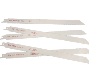 Reciprocating Saw Blades - 300mm / 10-14TPI (Packs of 5)