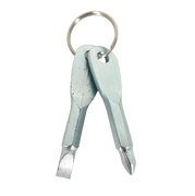 Phillips & Flat Head Screwdriver Keyring
