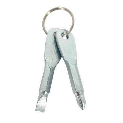 Phillips & Flat Head Screwdriver Keyring