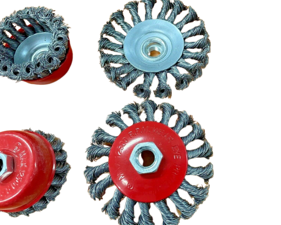 4 Pcs Metal Wire Grinder Brush Set