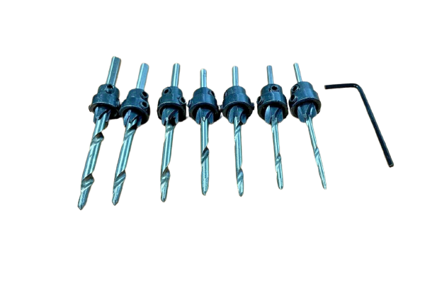 22 Piece Countersink Drill Bit Set