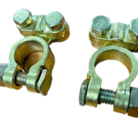 Heavy Duty Battery Terminals Clamp Dual Connector